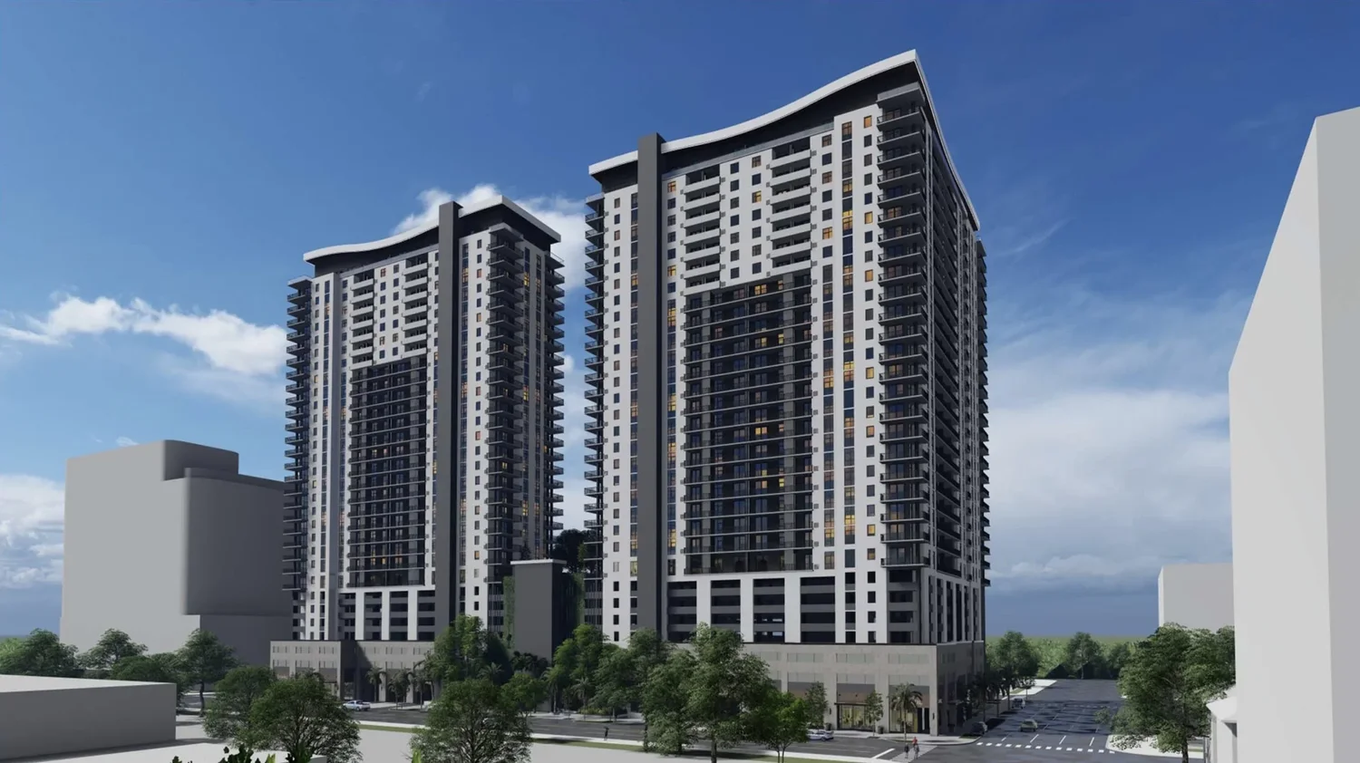 Demolition Completed For Two 31-Story Apartment Towers At 800 2nd Avenue South In Downtown St. Petersburg