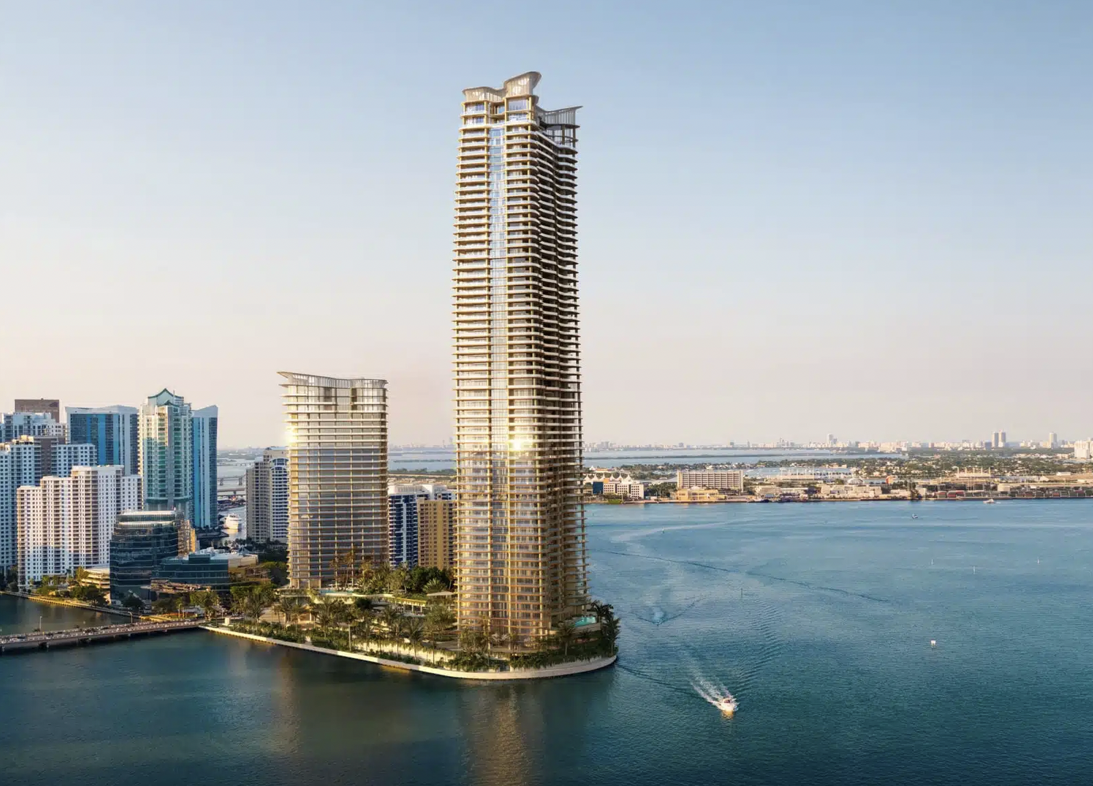 Sitework Starts on Two-Tower 'Mandarin Oriental Hotel and Residences' at 750 Claughton Island Dr, Miami, FL
