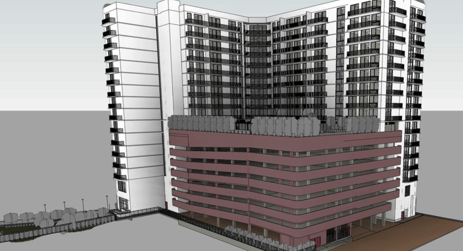 16-Story Mixed-Use 'Aurevia' to Occupy Site at 1590 NE 123rd St, North Miami, FL